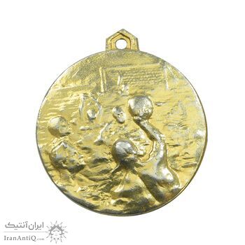 مدال برنز یادبود مسابقات ورزشی شیر و خورشید سرخ - واترپلو - AU - محمد رضا شاه