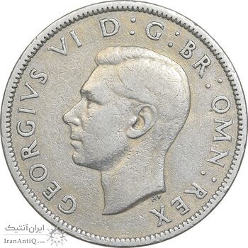 سکه 2 شیلینگ 1951 جرج ششم - EF45 - انگلستان