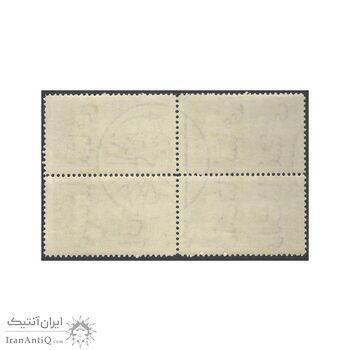 تمبر دیدار رییس جمهور عراق از ایران 1345 - محمدرضا شاه