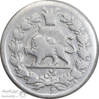 سکه ربعی 1306 - 6 تنها - VF35 - ناصرالدین شاه