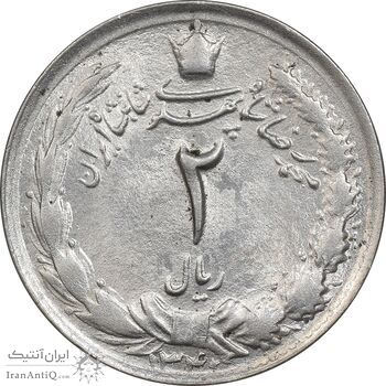 سکه 2 ریال 1340 - MS62 - محمد رضا شاه سکه 2 ریال 1340 - MS62 - محمد رضا شاه