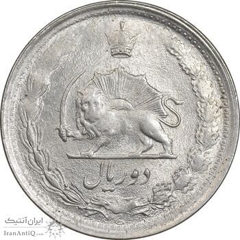 سکه 2 ریال 1340 - MS62 - محمد رضا شاه سکه 2 ریال 1340 - MS62 - محمد رضا شاه