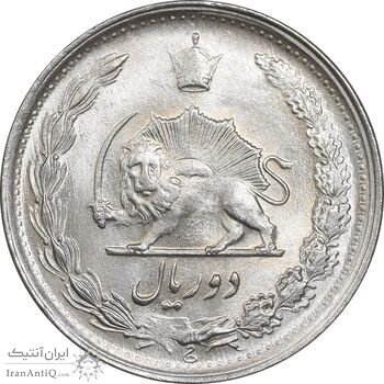 سکه 2 ریال 1342 - MS64 - محمد رضا شاه سکه 2 ریال 1342 - MS64 - محمد رضا شاه
