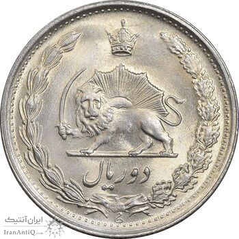 سکه 2 ریال 1343 - MS65 - محمد رضا شاه