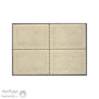 تمبر کمک به زلزله زدگان قزوین 1341 - محمدرضا شاه