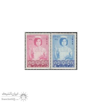 تمبر روز پرستاری 1344 - محمدرضا شاه