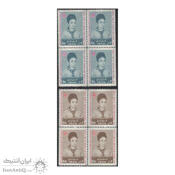 تمبر اردوی دختران پیشاهنگ 1347 - محمدرضا شاه
