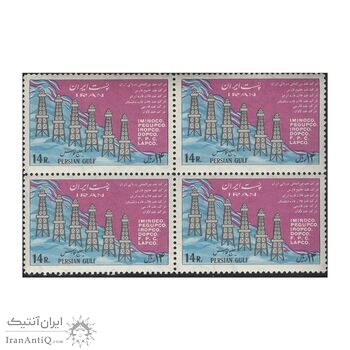 تمبر تاسیس ۶ شرکت نفتی 1344 - محمدرضا شاه تمبر تاسیس ۶ شرکت نفتی 1344 - محمدرضا شاه