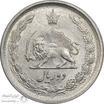 سکه 2 ریال 1352 - MS62 - محمد رضا شاه