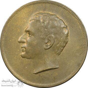 مدال برنز بیست و پنجمین سال سلطنت 1344 - EF - محمدرضا شاه