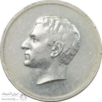 مدال نقره بیست و پنجمین سال سلطنت 1344 - EF - محمدرضا شاه