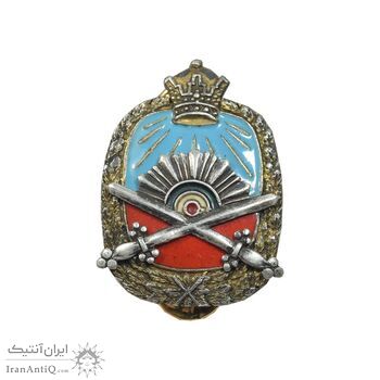 نشان نقره نیروی زمینی ارتش - EF - محمد رضا شاه