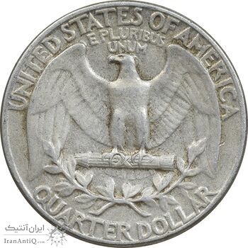 سکه کوارتر دلار 1964 واشنگتن - VF35 - آمریکا سکه کوارتر دلار 1964 واشنگتن - VF35 - آمریکا