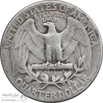 سکه کوارتر دلار 1944 واشنگتن - VF30 - آمریکا سکه کوارتر دلار 1944 واشنگتن - VF30 - آمریکا