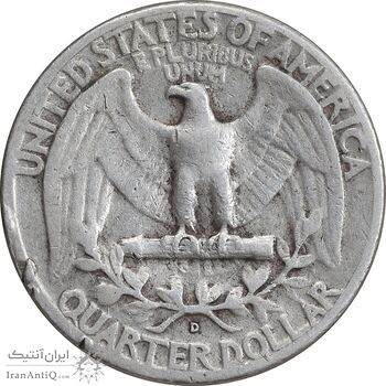 سکه کوارتر دلار 1951D واشنگتن - VF30 - آمریکا سکه کوارتر دلار 1951D واشنگتن - VF30 - آمریکا