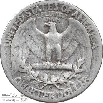 سکه کوارتر دلار 1950D واشنگتن - VF30 - آمریکا سکه کوارتر دلار 1950D واشنگتن - VF30 - آمریکا