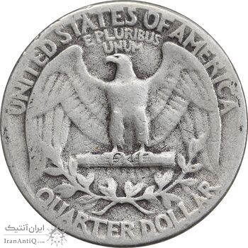 سکه کوارتر دلار 1952 واشنگتن - VF30 - آمریکا سکه کوارتر دلار 1952 واشنگتن - VF30 - آمریکا