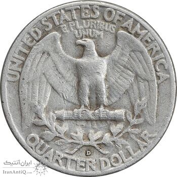 سکه کوارتر دلار 1957D واشنگتن - VF35 - آمریکا سکه کوارتر دلار 1957D واشنگتن - VF35 - آمریکا