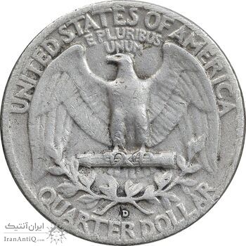 سکه کوارتر دلار 1958D واشنگتن - EF40 - آمریکا سکه کوارتر دلار 1958D واشنگتن - EF40 - آمریکا