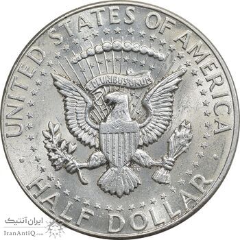 سکه نیم دلار 1964 کندی - MS61 - آمریکا