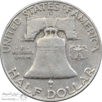 سکه نیم دلار 1953D فرانکلین - EF45 - آمریکا