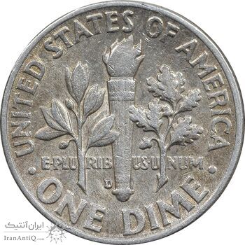 سکه 1 دایم 1963D روزولت - AU58 - آمریکا سکه 1 دایم 1963D روزولت - AU58 - آمریکا