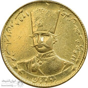 سکه طلا 2 تومان 1298 - EF - ناصرالدین شاه