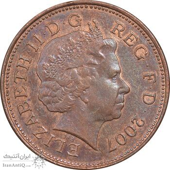 سکه 2 پنس 2007 الیزابت دوم - EF45 - انگلستان