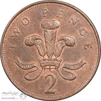 سکه 2 پنس 2007 الیزابت دوم - EF45 - انگلستان