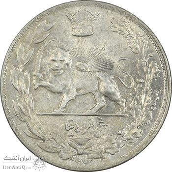 سکه 5000 دینار 1308 تصویری - MS62 - رضا شاه سکه 5000 دینار 1308 تصویری - MS62 - رضا شاه