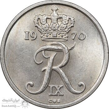 سکه 10 اوره 1970 فردریک نهم - MS63 - دانمارک سکه 10 اوره 1970 فردریک نهم - MS63 - دانمارک