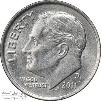 سکه 1 دایم 2011D روزولت - MS61 - آمریکا سکه 1 دایم 2011D روزولت - MS61 - آمریکا