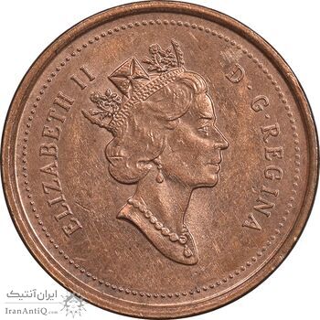سکه 1 سنت 1997 الیزابت دوم - MS61 - کانادا