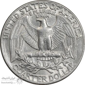 سکه کوارتر دلار 1990D واشنگتن - AU58 - آمریکا