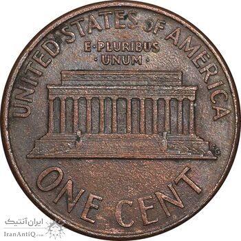 سکه 1 سنت 1989D لینکلن - AU58 - آمریکا