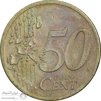 سکه 50 یورو سنت 2002 جمهوری فدرال - EF45 - آلمان