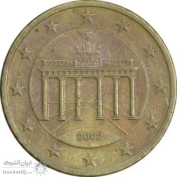 سکه 50 یورو سنت 2002 جمهوری فدرال - EF45 - آلمان