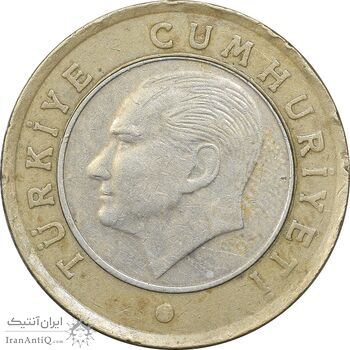 سکه 1 لیر 2009 جمهوری - EF45 - ترکیه