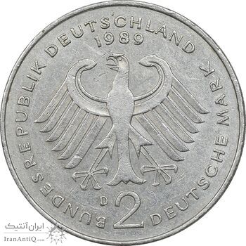 سکه 2 مارک 1979D جمهوری فدرال - EF45 - آلمان