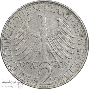 سکه 2 مارک 1963 جمهوری فدرال - EF45 - آلمان