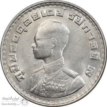 سکه 1 بات 1962 رامای نهم - MS62 - تایلند سکه 1 بات 1962 رامای نهم - MS62 - تایلند