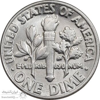 سکه 1 دایم 1984D روزولت - MS61 - آمریکا سکه 1 دایم 1984D روزولت - MS61 - آمریکا