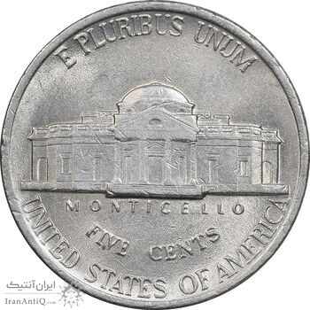 سکه 5 سنت 1996D جفرسون - MS62 - آمریکا