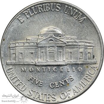 سکه 5 سنت 2006D جفرسون - AU58 - آمریکا