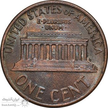 سکه 1 سنت 1989D لینکلن - AU58 - آمریکا