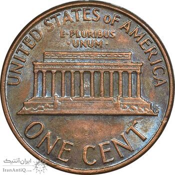 سکه 1 سنت 1976 لینکلن - AU58 - آمریکا