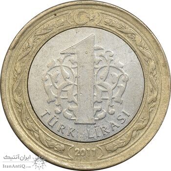 سکه 1 لیر 2011 جمهوری - AU50 - ترکیه