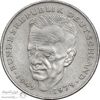 سکه 2 مارک 1979F جمهوری فدرال - EF45 - آلمان