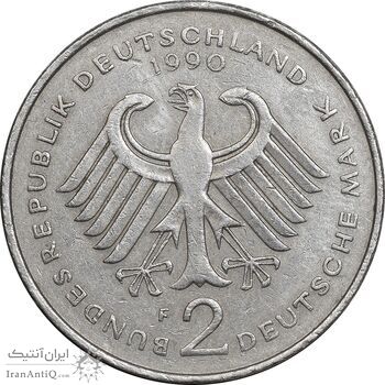 سکه 2 مارک 1979F جمهوری فدرال - EF45 - آلمان