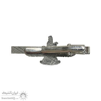 گیره کراوات طرح فروهر - نقره ای - UNC - محمد رضا شاه گیره کراوات طرح فروهر - نقره ای - UNC - محمد رضا شاه